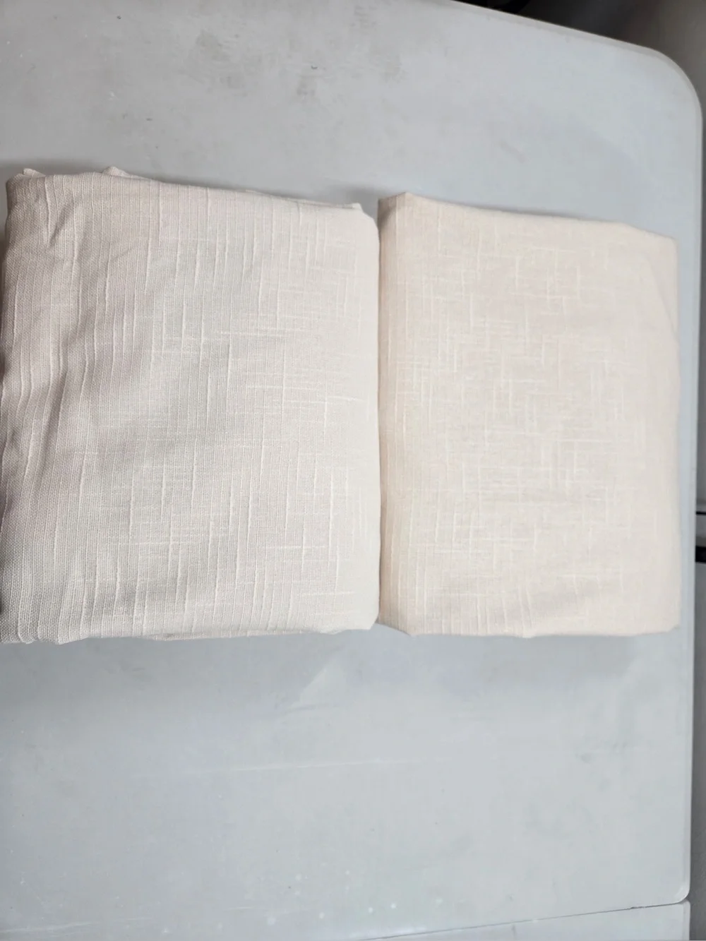 QUINCE Set Of 2 48x96 Cotton Slub Blackout Curtains Natural 0729
